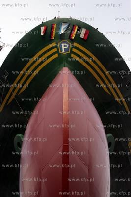 Stocznia Gdansk. S.A. Wodowanie statku WESTERDIEK,...