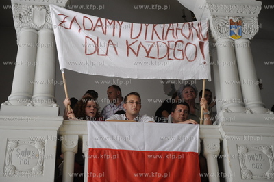 Sesja Rady Miasta Sopotu. Spotkanie dotyczylo glownie...