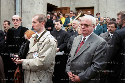 Wizyta prezydenta Lecha Walesy w Dziemianach na Kaszubach...