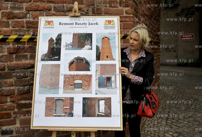 Zakończenie remontu baszty Jacek na ul. Pańskiej...