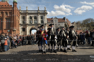 Gdańsk. Plac między Złotą Bramąi Katownią. Historyczna...