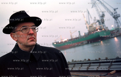 Janusz Szlantaprezes zarzadu Stocznia Gdynia S.A.18.01.2001fot....