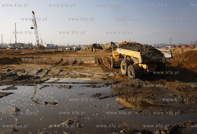 Gdansk Letnica. Budowa stadionu pilkarskiego.
15.04.2009
fot....