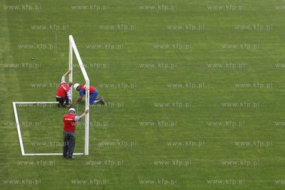 Gdansk. Budowa stadionu PGE Arena Gdansk. Obiekt ten...