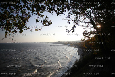 Gdynia Orlowo. Molo widziane z klifu. 25.11.2011 fot....