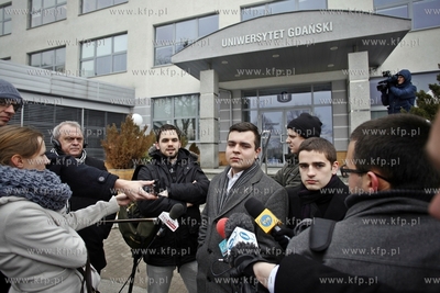 Rektorat Uniwersytetu Gdanskiego przy ul. Bazynskiego...