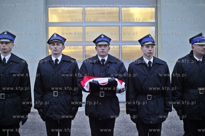 Komenda Wojewodzka PSP w Gdansku. Uroczystosc odsloniecia...