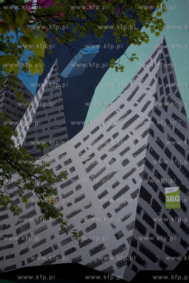 Mural w Porcie Wrzeszcz znajdujący się przy ulicy...