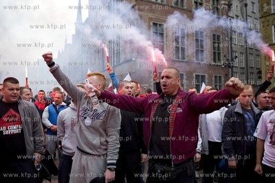 Gdańsk. Manifestacja przeciwko uchodźcom.
12.09.2015
fot....