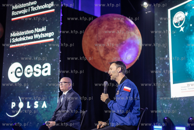 Wizyta astronauty Sławosza Uznańskiego-Wiśniewskiego...