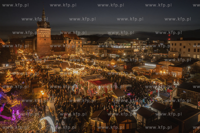 Gdańsk. Jarmark Bożonarodzeniowy na Targu Węglowym....