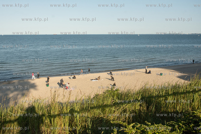 Gdynia Orłowo. Poszerzona plaża. 04.06.2023 / fot....