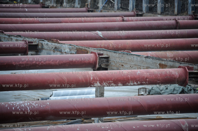 Gdansk. Budowa Teatru Szekspirowskiego. 
24.11.2011
fot....