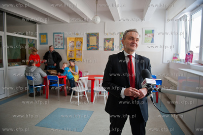 Gdynia. Szpitalu Morskim im. PCK w Redlowie. Prezydent...