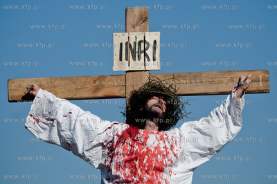 Wielki Piatek. Misterium Meki Panskiej na ulicach Gdanska....