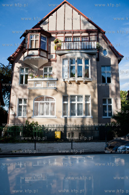 Gdansk. Wrzeszcz. Kamienica na ulicy Stefana Batorego....