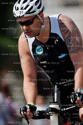 Zawody Herbalife Triathlon Gdynia 2013.
Nz aktor Tomasz...