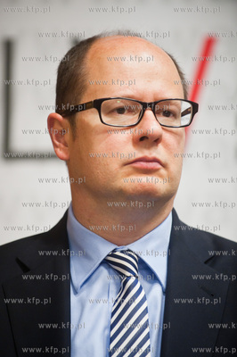 Gdansk. Hotel Radisson Blu. Uroczysta konferencja prasowa,...