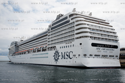 Port w Gdyni. Nabrzeze Francuskie. Wizyta wycieczkowca...