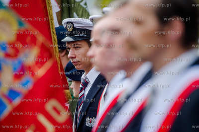 Gdansk. Msza Swieta na placu Obroncow Poczty Polskiej...