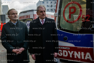 Gdynia. Miejska Stacja Pogotowia Ratunkowego. Uroczystosc...
