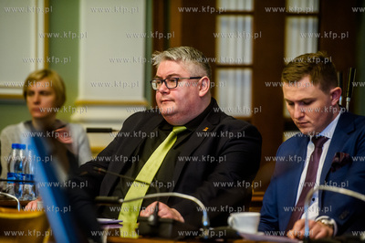 Gdansk. Nowy Ratusz. XXXIV Sesja Rady Miasta Gdanska....