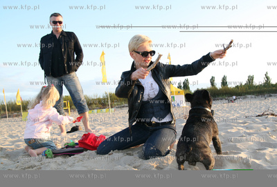 Olga Borys nad morzem
Olga Borys z mezem Wojciechem...