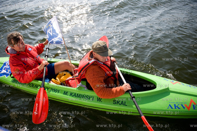 Gdansk. Ekspedycja Wisla podroznika Marka Kaminskiego...