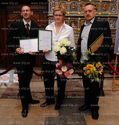 Gdansk. Dwor Artusa. Uroczystosc 65 lecia Radia Gdansk...