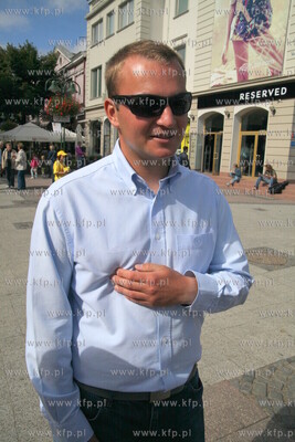 Sopot. Plac Przyjaciol Sopotu. Prezydent Jacek Karnowski...