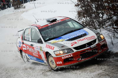 Grzybno. Odcinek specjalny 7 Rajdu Lotos Baltic Cup.
n/z...