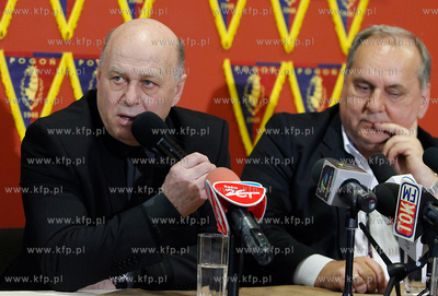 Prezes PZPN Grzegorz Lato w wizyta Szczecinie, gdzie...