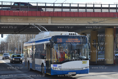 Gdynska dzielnica Grabówek - okolice skrzyzowania...
