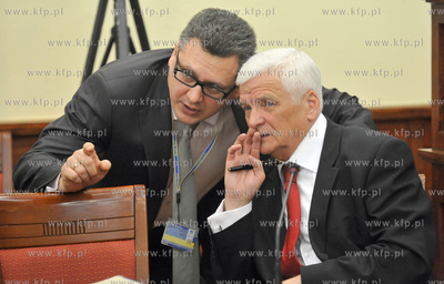 Sesja Sejmiku Wojewodztwa Pomorskiego. Podczas obrad...