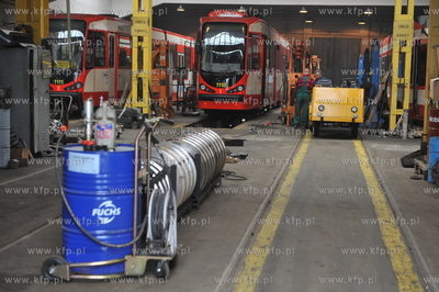 Zajezdnia tramwajowa na ulicy Abrahama w Gdansku Wrzeszczu.
20.09.2010
Fot....