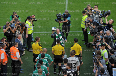 Mecz inauguracyjny na PGE Arena w Gdansku pomiedzy...