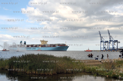 Najwiekszy kontenerowiec swiata Maersk Mc-Kinney Moller...