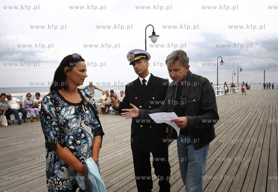 Gdynia. Plan filmowy serialu M Jak Milosc. Nz Hanna...