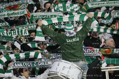 Gdansk.Mecz o mistrzostwo ekstraklasy Lechia Gdansk...