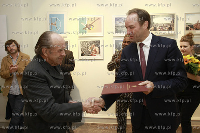 Gdansk. Ratusz Staromiejski. Uroczyste wreczenie nagrod...