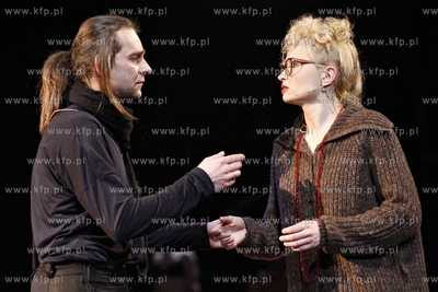 Scena Kameralna Teatru Wybrzeże w Sopocie. Próba...