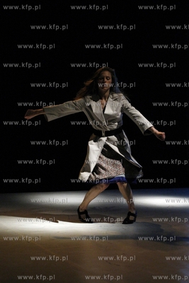 Scena Malarnia w Teatrze Wybrzeze w Gdansku. Proba...