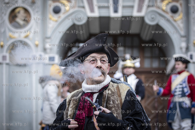 Gdańsk. Długi Targ. Noworoczne Budzenie Gdańszczan...