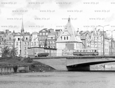 Gdansk most nad Motlawa dawna al. Leningradzka obecnie...