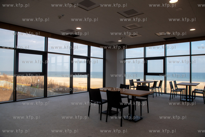 Westerplatte. Budowa biura obsługi ruchu turystycznego...