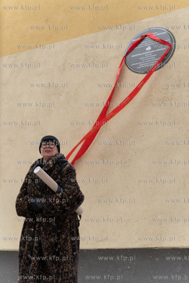 Gdansk. Morena. Odsłonięcie tablicy upamiętniającej...