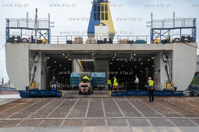 Port Gdańsk. Uruchomienie nowego połączenia promowego...