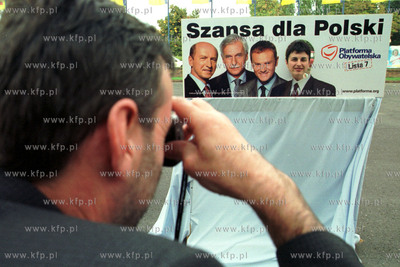 Zakonczenie kampanii wyborczej Platformy Obywatelskiej...