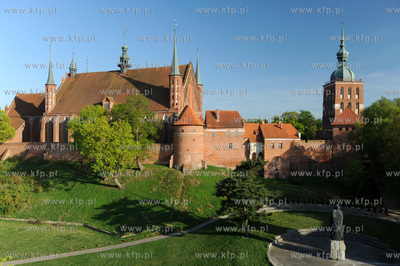 Frombork, Wzgorze Katedralne. Gotycka katedra pw. Wniebowziecia...