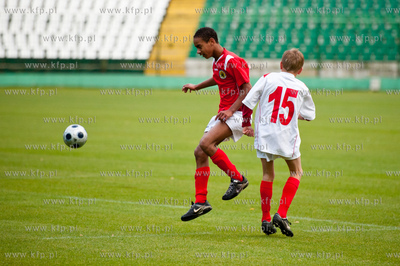 Gdansk. Stadion MOSiR przy ul. Traugutta. Akcja Polska...